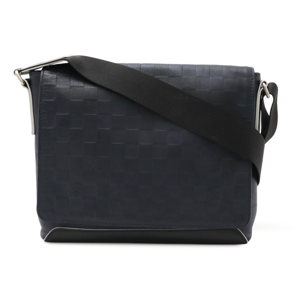 LOUIS VUITTON Navy Damier Shoulder Bag - Picture 2 of 10